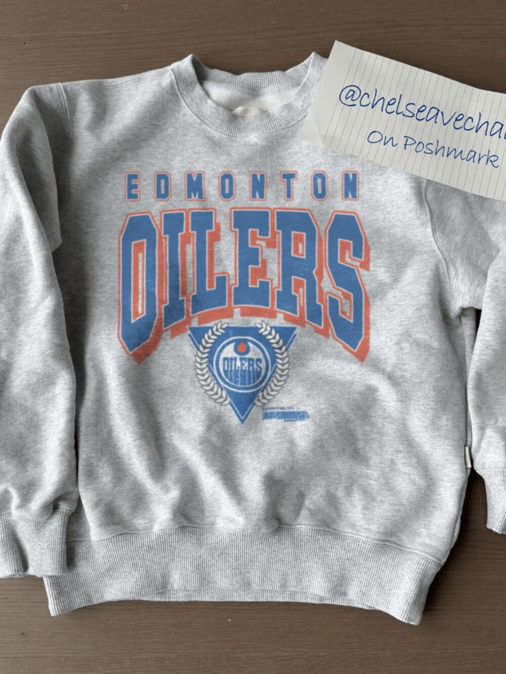 Edmonton Oilers Hockey Style Sweatshirt, Retro 90s NHL Edmonton Oilers Shirt Tee